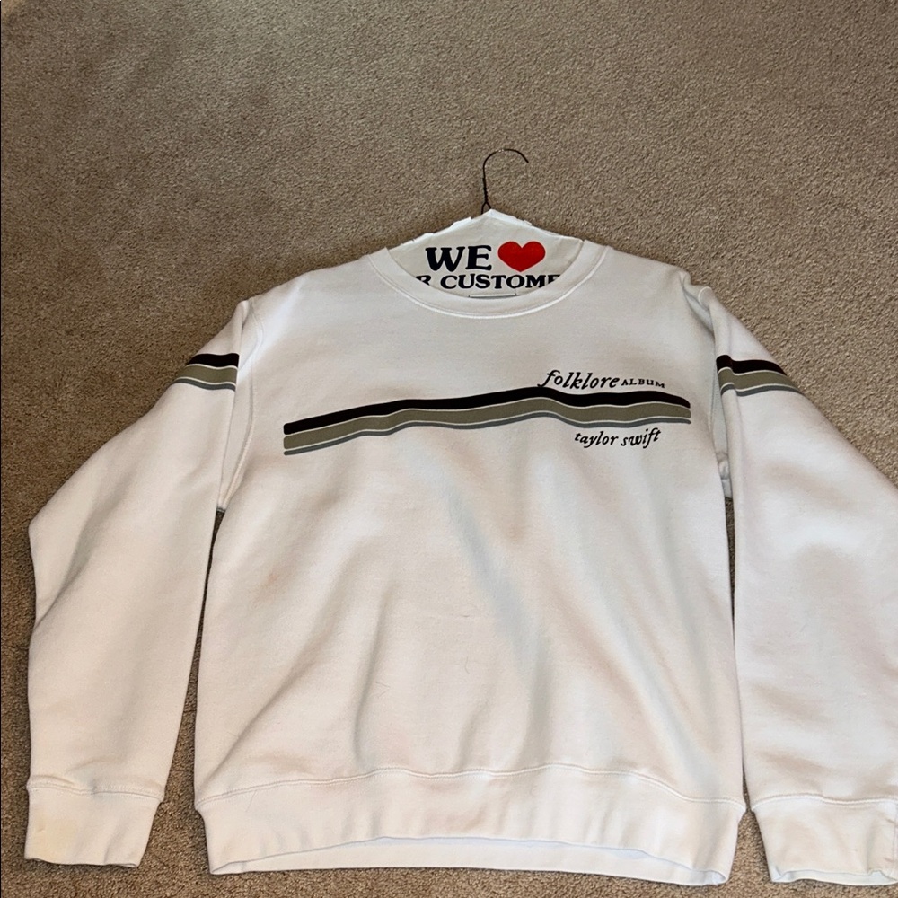Taylor Swift Official Merch - Folklore Crewneck